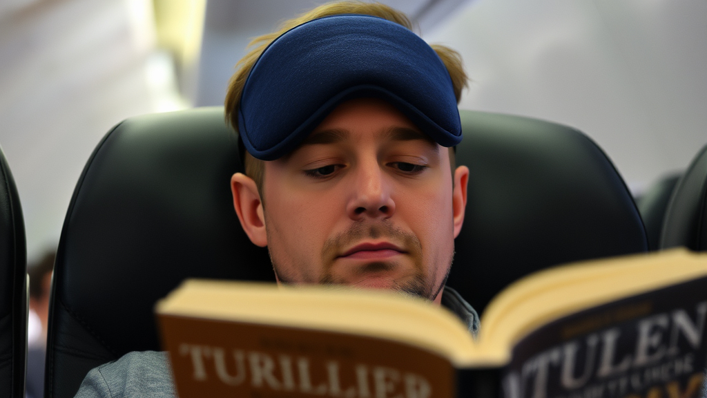 Um homem lendo um livro