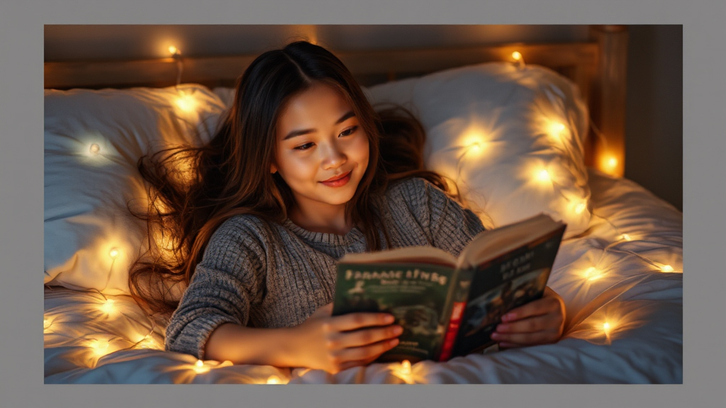 Uma mulher lendo um livro